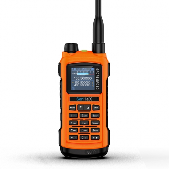 senhaix 8800 двухдиапазонный радиоприемник оранжевый 