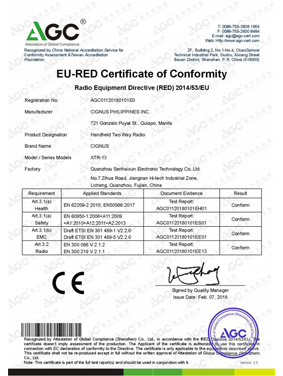eu-red сертификат соответствия